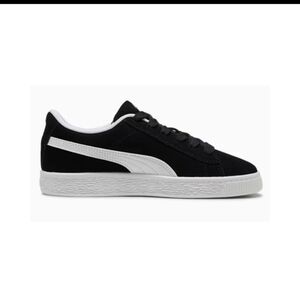 Puma Suede Jr. Sneakers - Black/White 355110-01